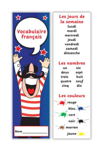 Marque-page vocabulaire franais